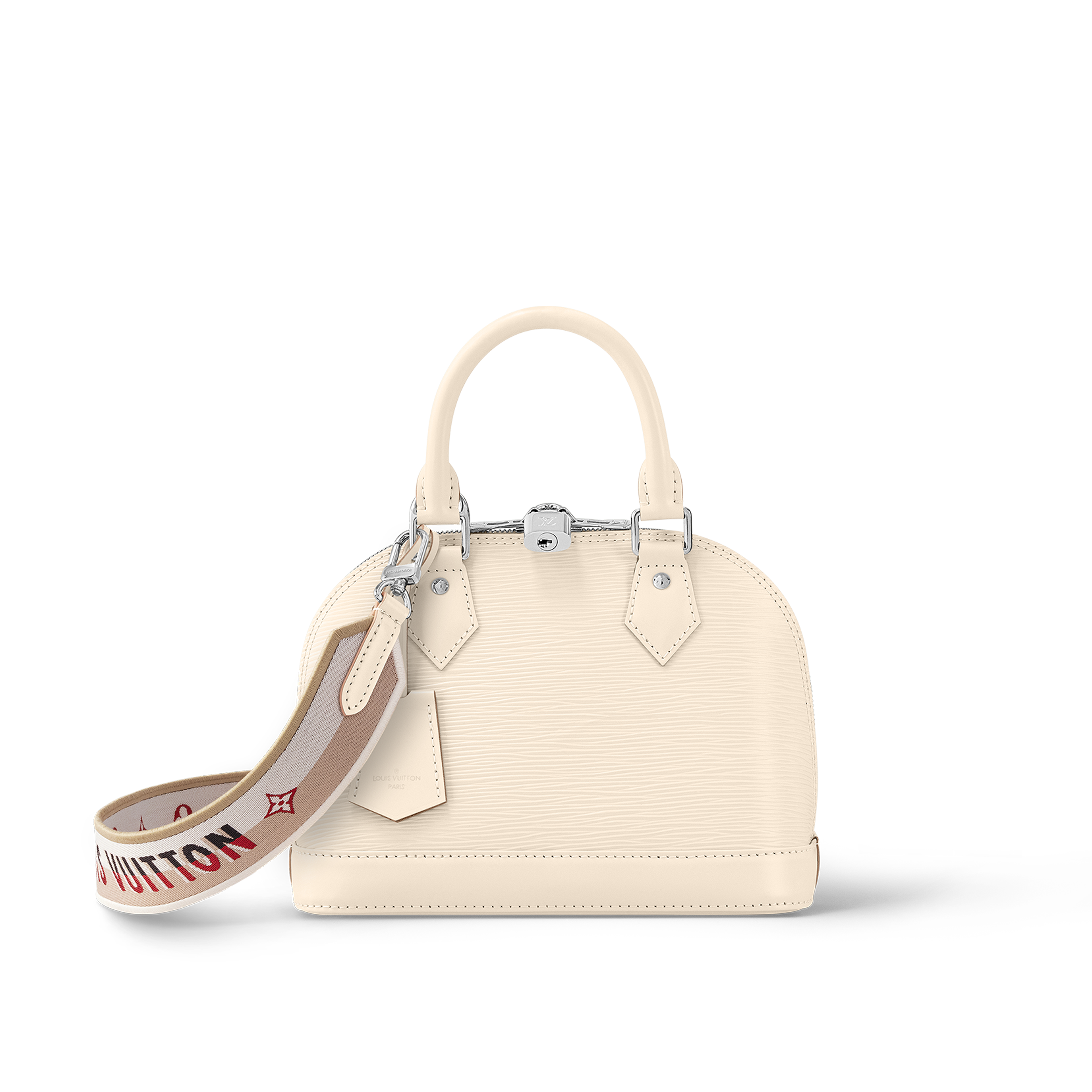 White leather discount louis vuitton bag